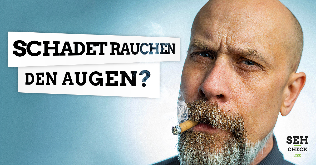 Rauchen schädlich für die Augen