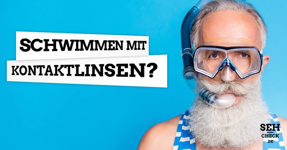 Mit Kontaktlinsen schwimmen