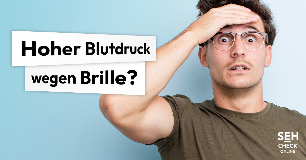 Hoher Blutdruck durch eine falsche Brille?