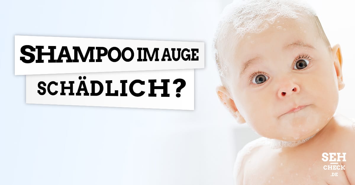 Shampoo in den Augen schädlich