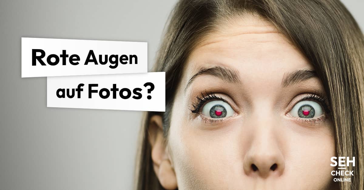 Rote Augen auf Fotos