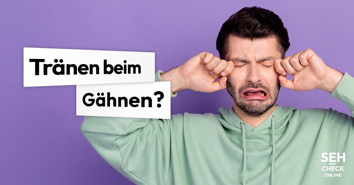 Tränen eim Gähnen